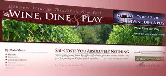 Wine, Dine and Play